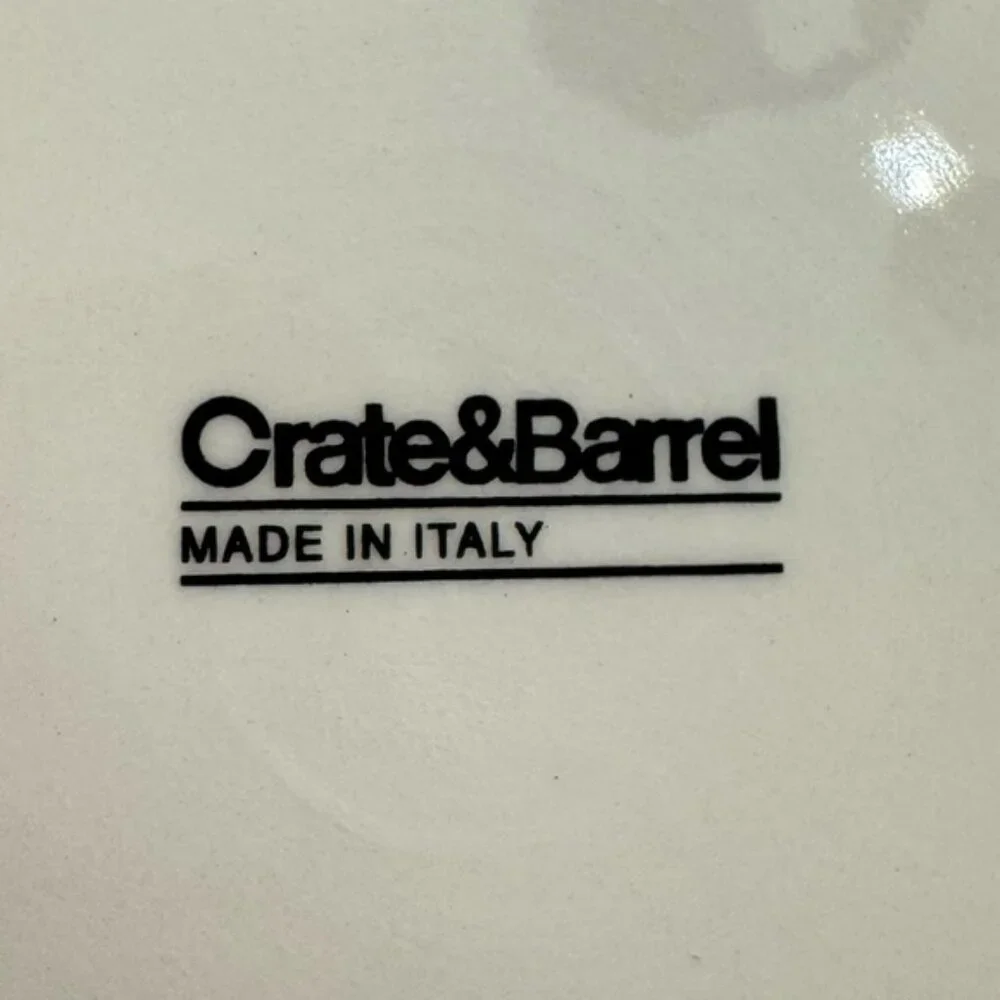 LOT of 3 Crate & Barrel ROVELLO 7